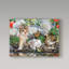 «Kittens and Flowers», reproduction de peinture acrylique sur toile tendue-26852942