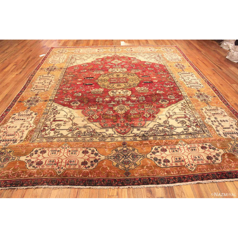 One-of-a-Kind Rectangle 10'9" X 12'4" Hand Knotted Area Rug