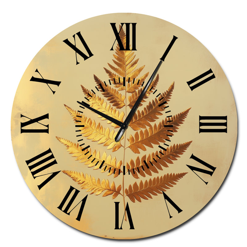 Petite horloge murale en métal, Surdimensionné