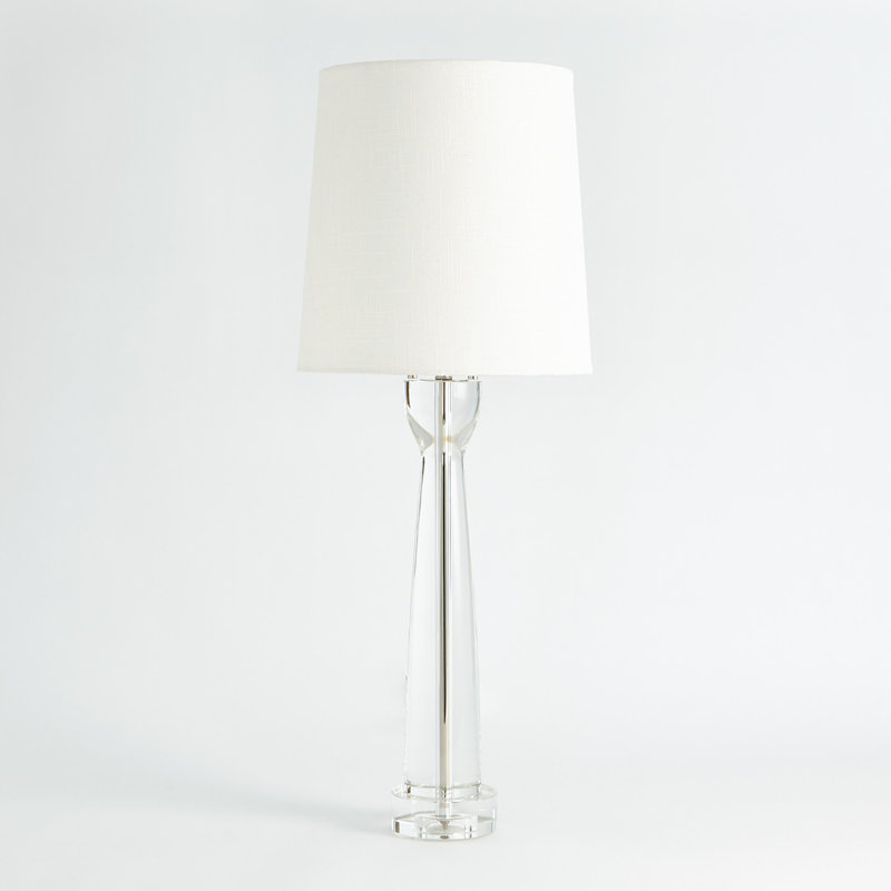 Lampe colonne moderne en cristal