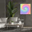 «Pastel Rainbow Swirl» par Art Licensing Studio, art mural sur toile