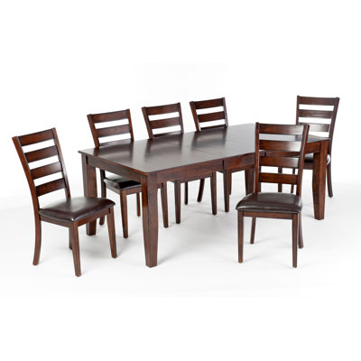 Extendable Solid Wood Base Dining Table