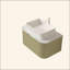 Meuble-lavabo de salle de bain 30 po avec lavabo, meuble de rangement mural à bordures courbes et flottantes avec tiroir, lavabo rectangulaire en céramique blanche, sans robinet, pré-assemblé-312662667
