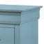 Table de chevet compacte sarcelle traditionnelle-864174056