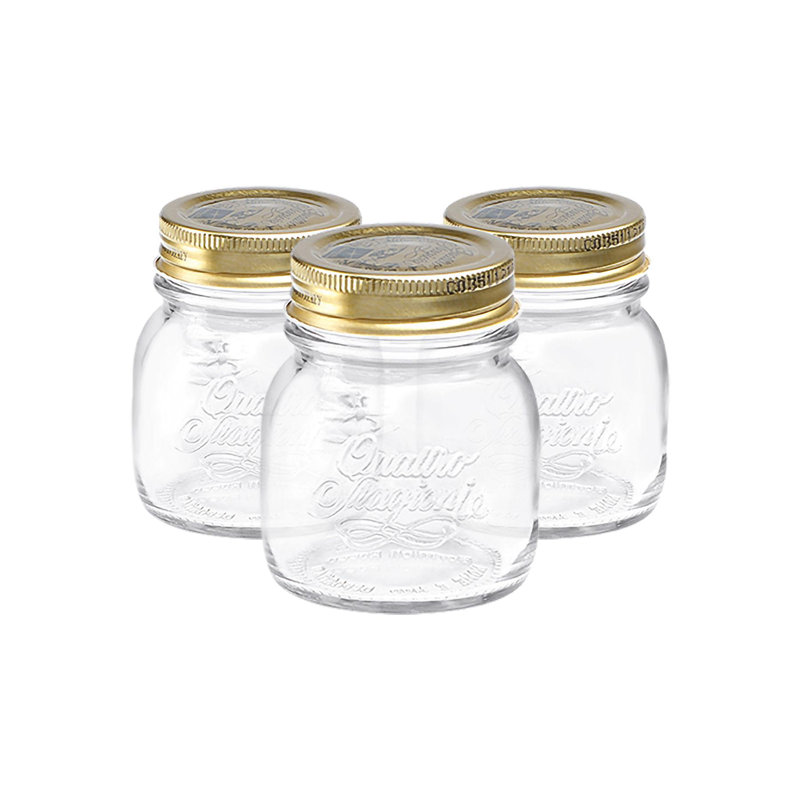 Bormioli Rocco Quattro Stagioni Glass Storage Jars 