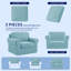 Stretch Separate Box Cushion Armchair Slipcover-1446600097