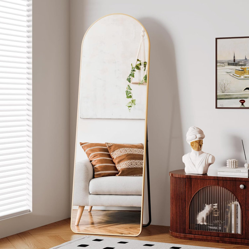 Synclaire Aluminium Arch Mirror