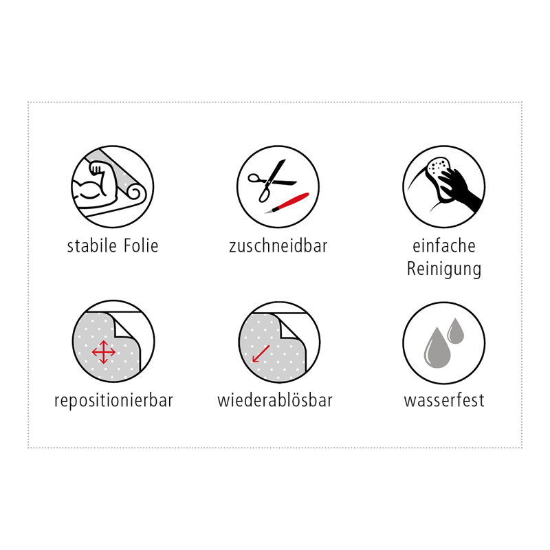 Food & Beverage Non-Wall Damaging Window Decal