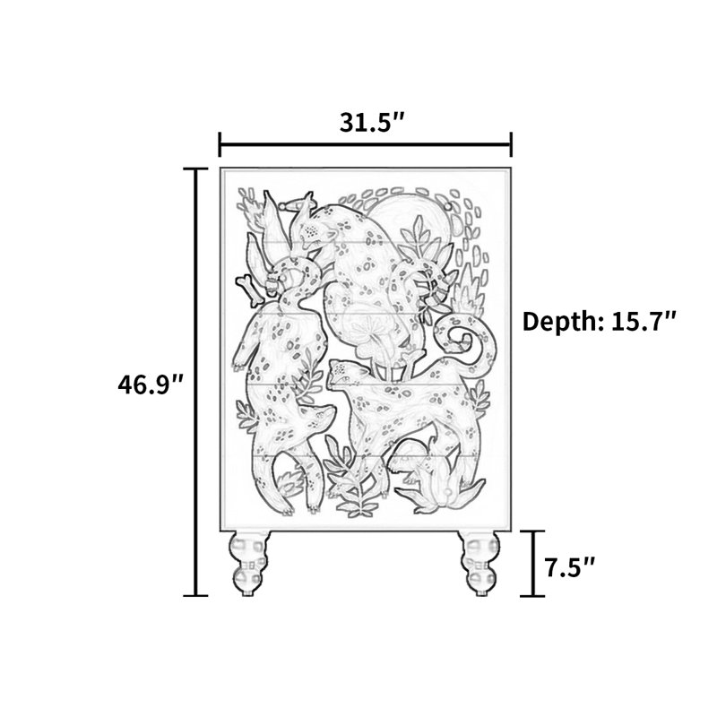 Armoire décorative French Fashion Creative Home
