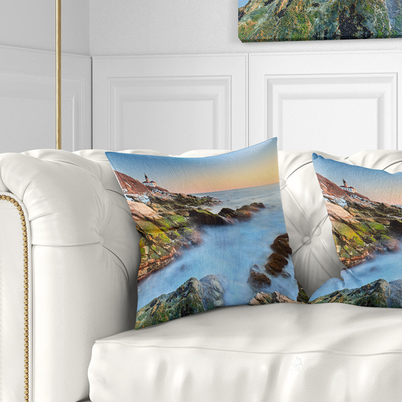 Coussin de plage beavertail, 18 po x 18 po, Coussin décoratif