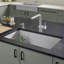Évier de cuisine à simple cuve en granite avec crépine Precis L 32 po x l 19 po Precis-53105171