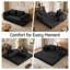 Canapé-lit convertible de 78 pouces, futon avec canapé-lit désossé et lit escamotable, sans assemblage requis