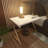 Wrought Studio Brandalynn 2-Piece Marble Top Nesting Coffee Table Set with Metal Frame-2087461917-2087461914
