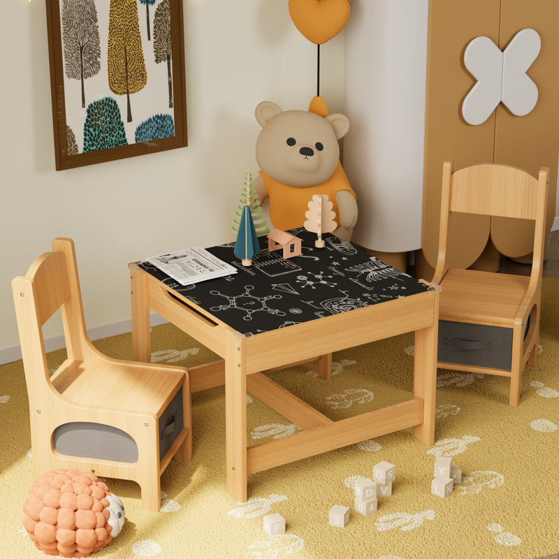 Ensemble repas pour 2 personnes Hrasky, Naturel, Naturel / gris