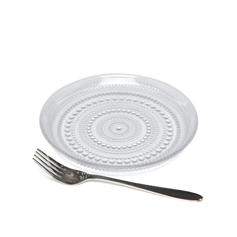 Kastehelmi 6.69" Appetizer Plate, Clear