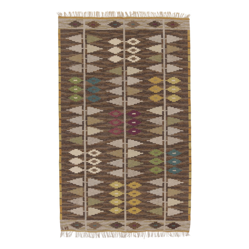 Cotton and Wool Area Rug