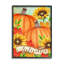 Citrouilles d’automne avec feuilles de tournesol rouge par Sheri Hart-impression d’art graphique-51171210-51171211