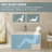 Glendale Casainc 43'' Acrylic Freestanding Soaking Bathtub With Built-in Seat ＆ Pop-Up Drain, Rectangle, White