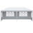 Outsunny 10' x 20' Large Party Tent, Events Shelter Canopy Gazebo with 4 Removable Side Walls, Shade Shelter for Weddings