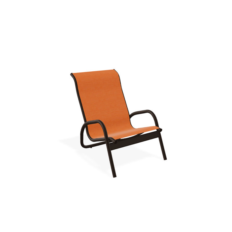 Gardenella Patio Chair, Tangerine, Kona