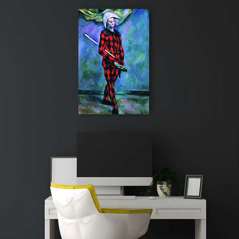 «Harlequin Classic Abstract Contemporary», reproduction d'art murale, 18" H x 12" W