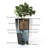 Byrum Plastic Self-Watering Indoor/Outdoor Pot Planter-93390421-93390418