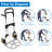 Mount-It! Heavy Duty Hand Truck Dolly, 440 Pound Weight Capacity for Moving with Wheels and Handle