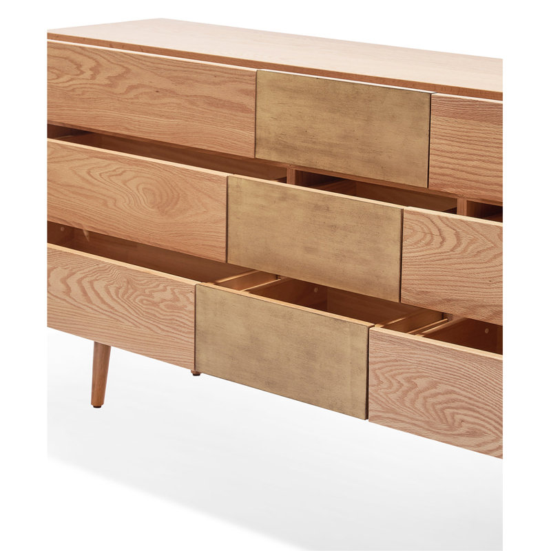 Buffet Italian Light Luxury, Brun orangé