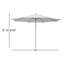 Grand porte-poulie en bois de hêtre massif de luxe de 13 pi Manske Organic pour hôtellerie, salon Vineyard Estate, spa bien-être - forêt classique, blanc minimaliste-865322237