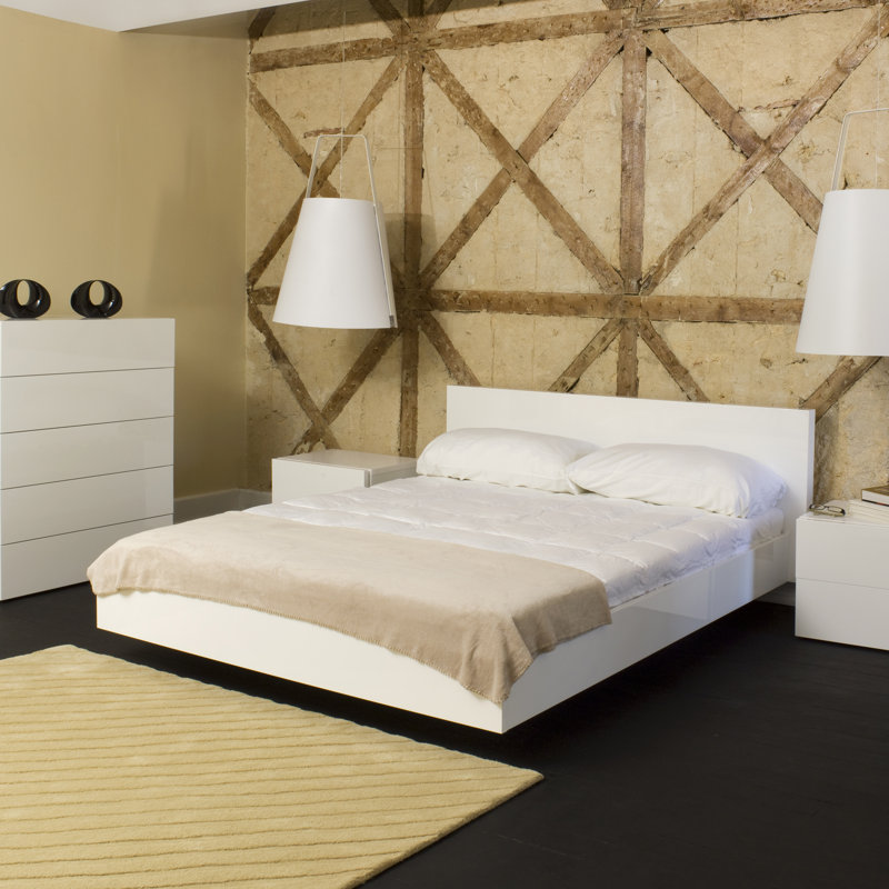 Cay Bed, European Kingsize (160 x 200 cm), White