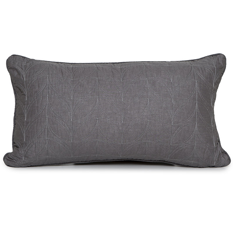 Coussin Leaf, Gris