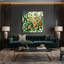 Art mural sur toile légumes vert capucine-639744816