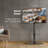 ProMounts Premium Swivel Floor Stand TV Mount with Shelf for 37 to 72 Inch Screens, Holds up to 88Lbs