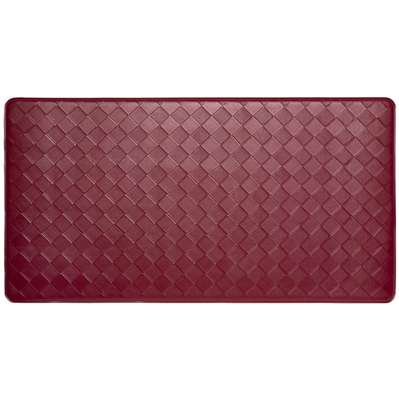 Tapis anti-fatigue Botenton Trenton, Rouge, Rectangle 1 pi 5 po x 3 pi 3 po