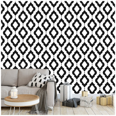 Rouleau de papier peint adhésif 9,8 pi L x 1,5 po