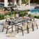 Rectangular 8 - Person 82.7'' L Outdoor Patio Dining Set With 8 Rattan Chairs