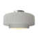 Ceramic LED Semi Flush Mount