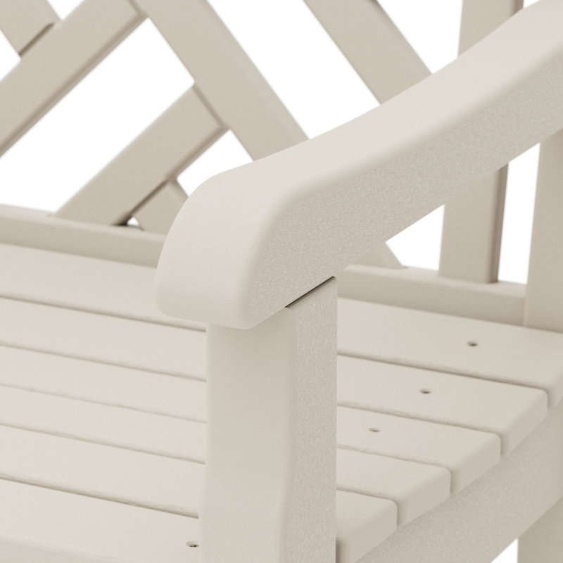 Banc 72 po POLYWOOD Rockford Chippendale, Sable