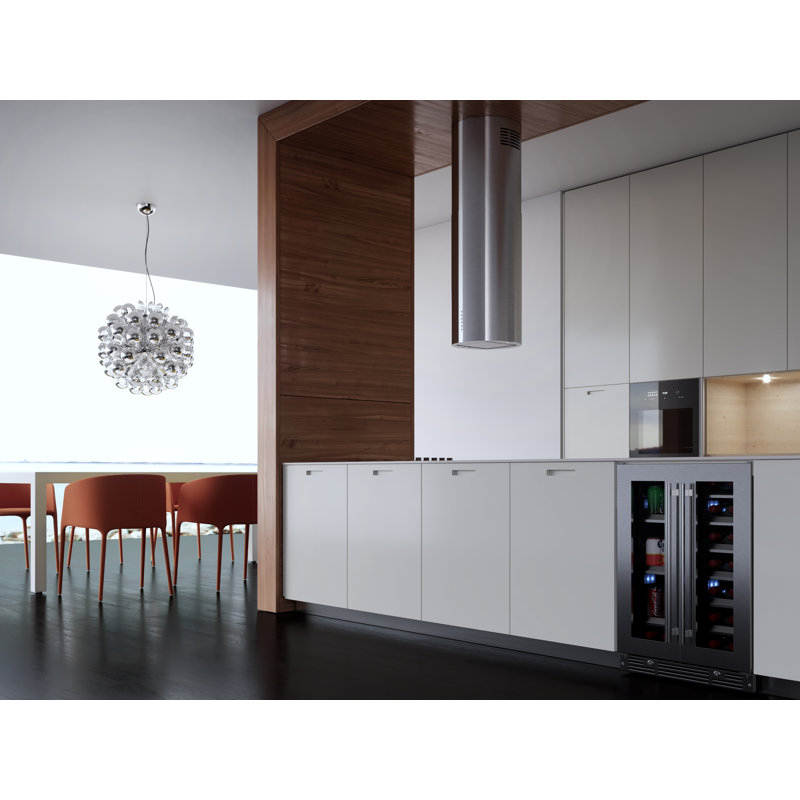 600/395 CFM Designer Cylinder Island in Gold