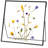 Double Glass Frame For Pressed Flowers Handmade, Tabletop Photo Frame For Floating Picture And Flower Press, Simple, Metal Geometric, Square-173248053