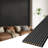 2Pcs 16''x104'' Wood Look Acoustic Wall Paneling,3D Sound proof Slat Wall Panels for Interior Wall Decor（23 sq.ft./Case）-102493865