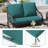  Ebern Designs 21'' W X 22'' D X 3.5'' H Outdoor Seat / Back Cushion-60211023-49632000