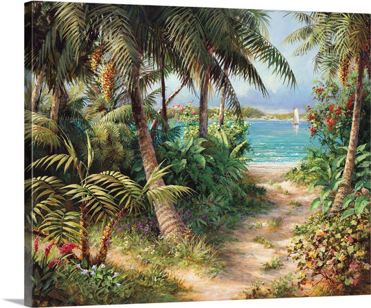 Wofford Bahama Sail' Art Fronckowiak Painting Print Bay Isle Home™ 