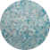 Premium Machine Washable Prisco Teal Rug