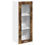 Vidaxl Hanging Cabinet With Storage Riga Smoked Oak 40 X 31 X 100 Cm-121217869