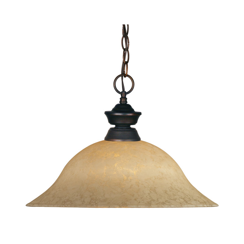 Biller 1 - Light Single Pendant, Olde Bronze
