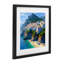 «Seaside Town's Beach View», reproduction encadrée sous verre, design par LSR Creative Studio-1624546234-1624546237