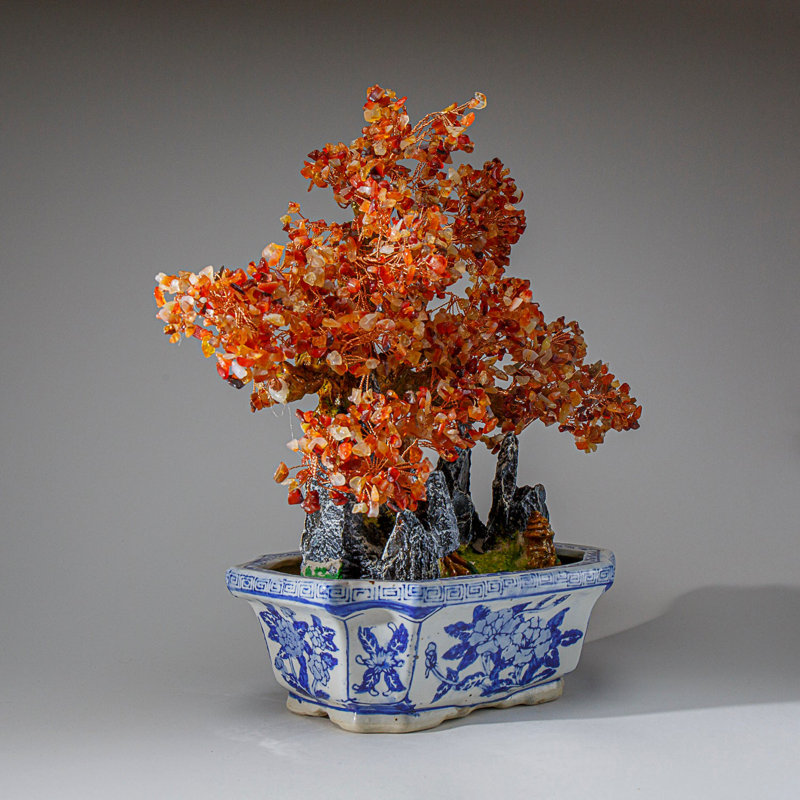 Carnelian Plants & Flowers Figurines & Sculptures