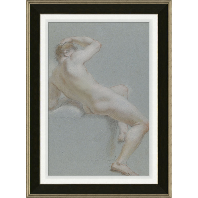 Study Of Male Nude Print