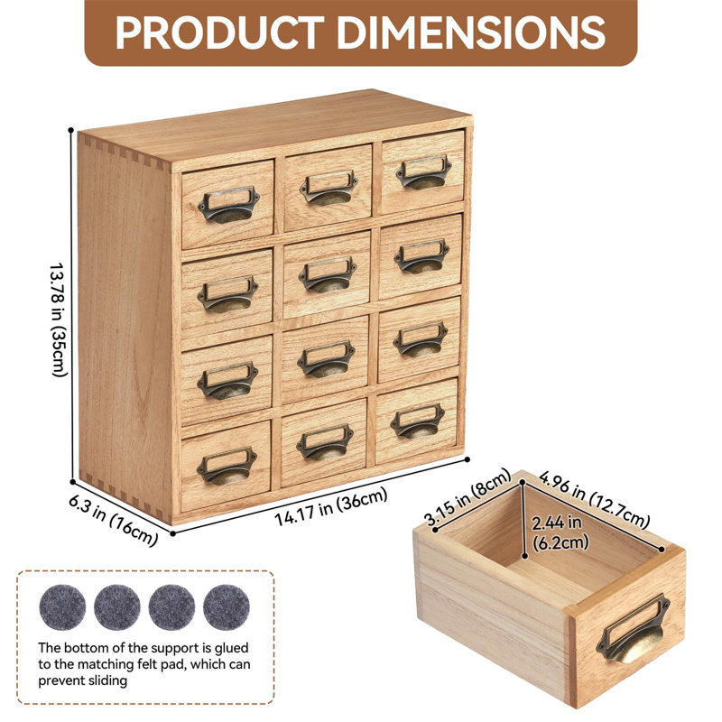 Manufactured Wood Desk Organiser, Beige